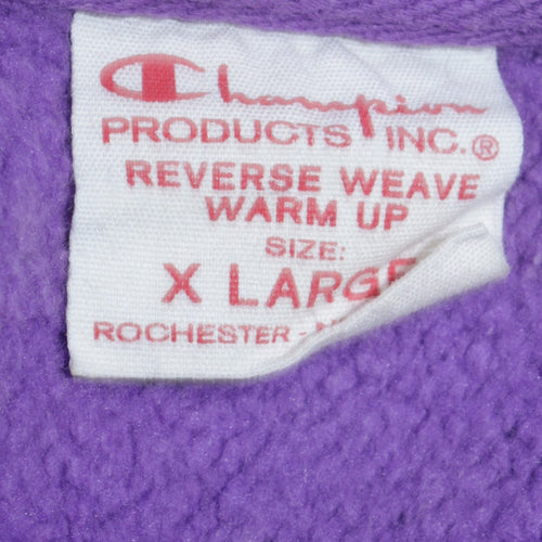 Champion Men's Purple XL Reverse Weave Pullover Sweatshirt