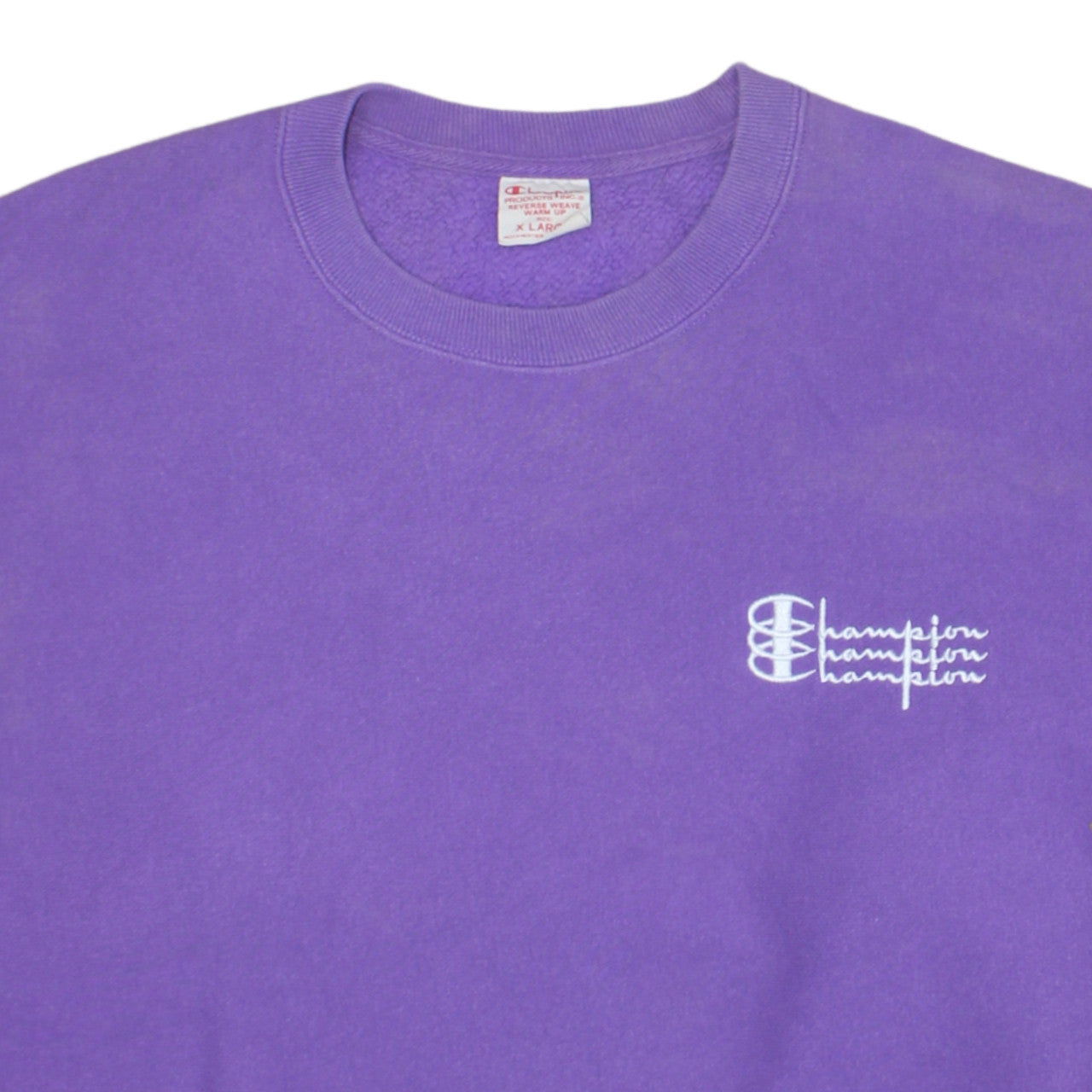 Champion Men's Purple XL Reverse Weave Pullover Sweatshirt