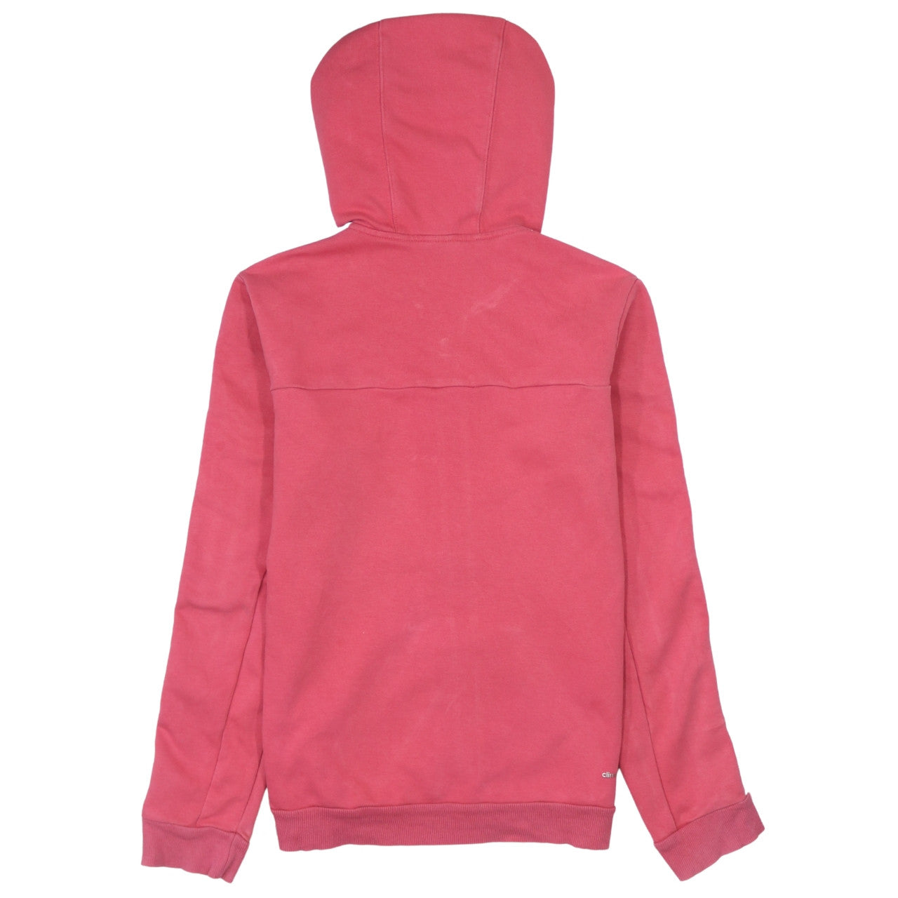 Adidas Womens Pink Full Zip Hoodie XS Cotton Blend Casual Sportswear