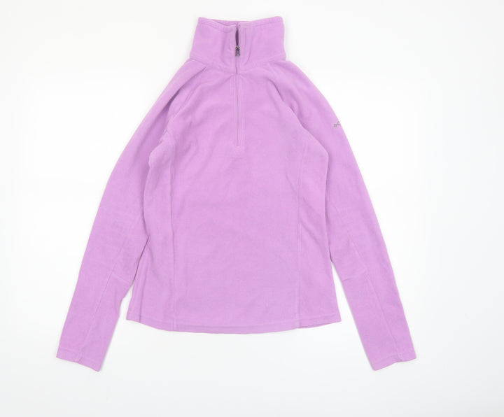 Columbia Women's Purple XS 1/2 Zip Fleece Pullover Sweatshirt
