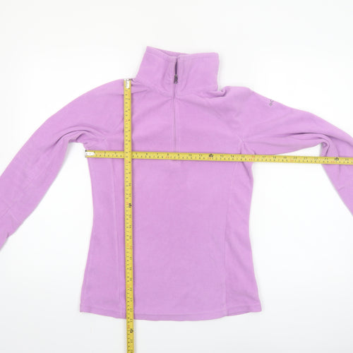 Columbia Women's Purple XS 1/2 Zip Fleece Pullover Sweatshirt