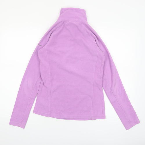 Columbia Women's Purple XS 1/2 Zip Fleece Pullover Sweatshirt