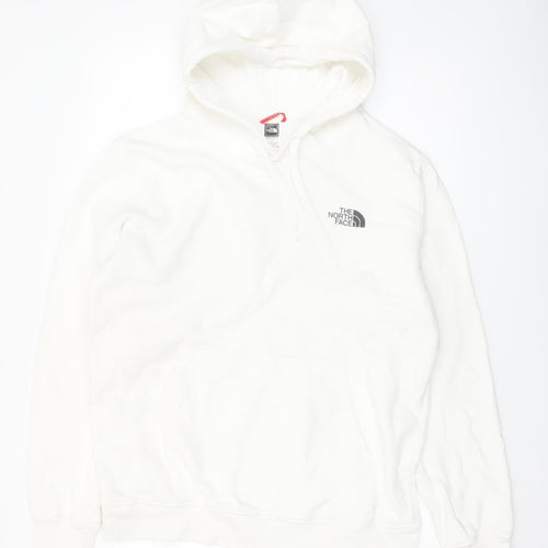 The North Face Men's White Pullover Hoodie L Graphic Outdoor