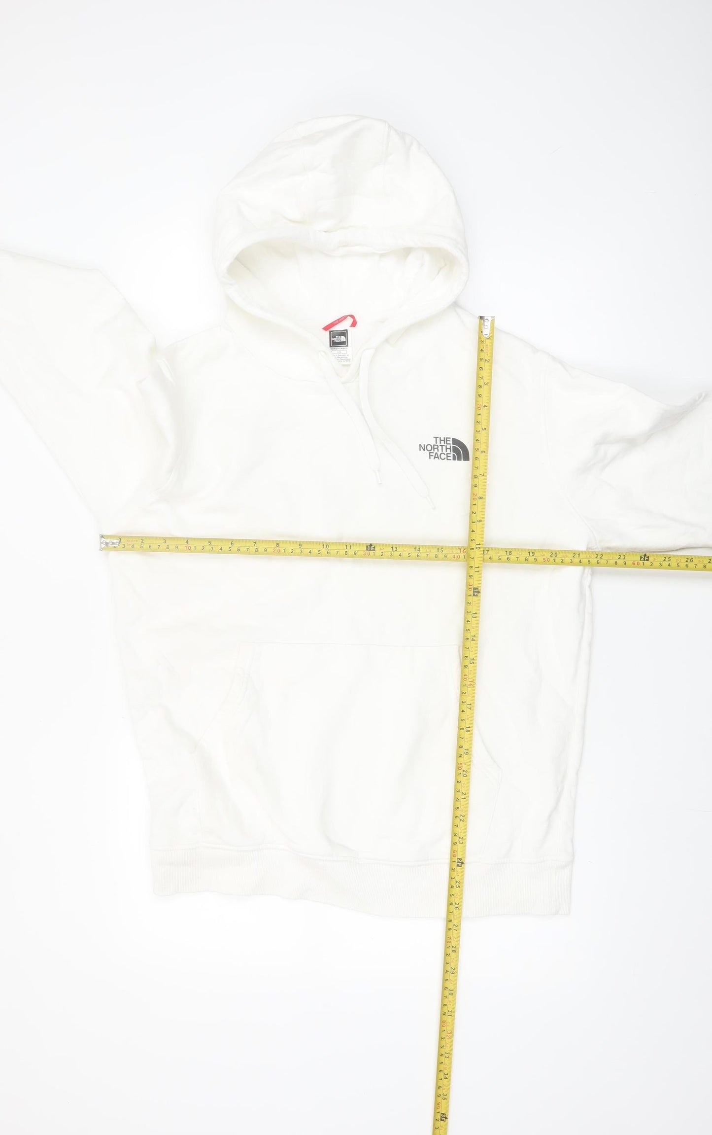 The North Face Men's White Pullover Hoodie L Graphic Outdoor