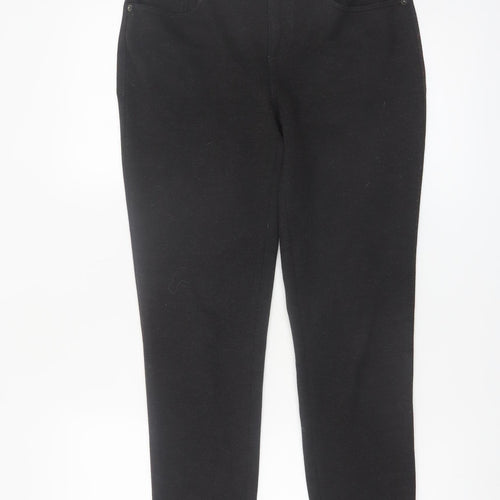 Bandolera Women's Black Jegging Trousers Size 12 Slim Fit