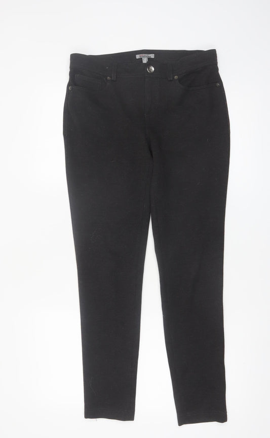 Bandolera Women's Black Jegging Trousers Size 12 Slim Fit
