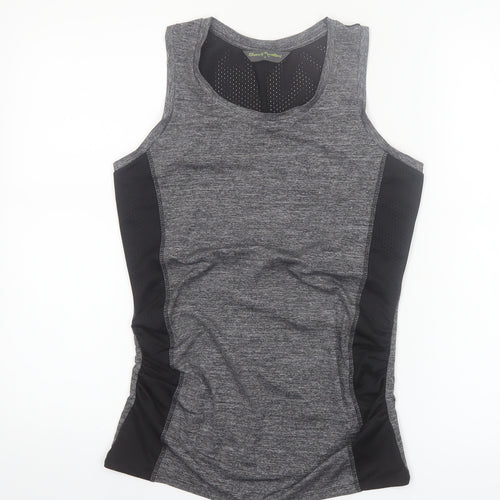Blooming Marvellous Women's Grey Racerback Tank Top Size S Activewear