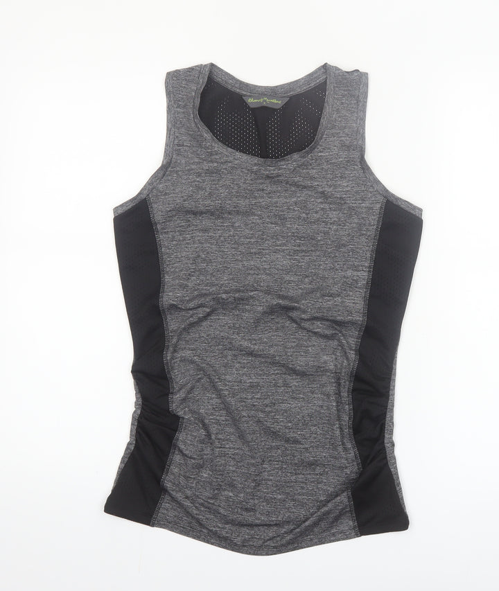 Blooming Marvellous Women's Grey Racerback Tank Top Size S Activewear