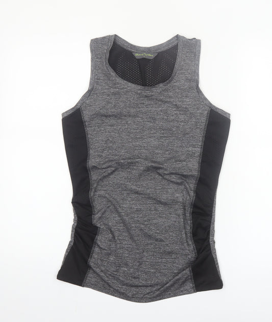 Blooming Marvellous Women's Grey Racerback Tank Top Size S Activewear