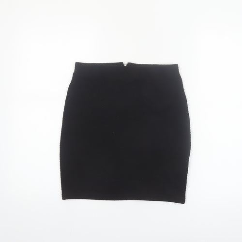 New Look Women's Black Size 6 Pencil Stretch Skirt