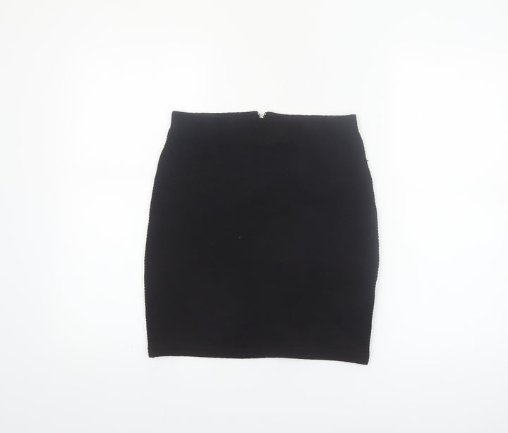 New Look Women's Black Size 6 Pencil Stretch Skirt