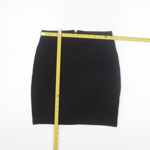 New Look Women's Black Size 6 Pencil Stretch Skirt