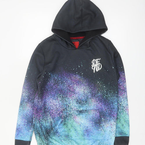 DFND Boys Multicoloured Galaxy Pullover Hoodie Size 15-16 Years