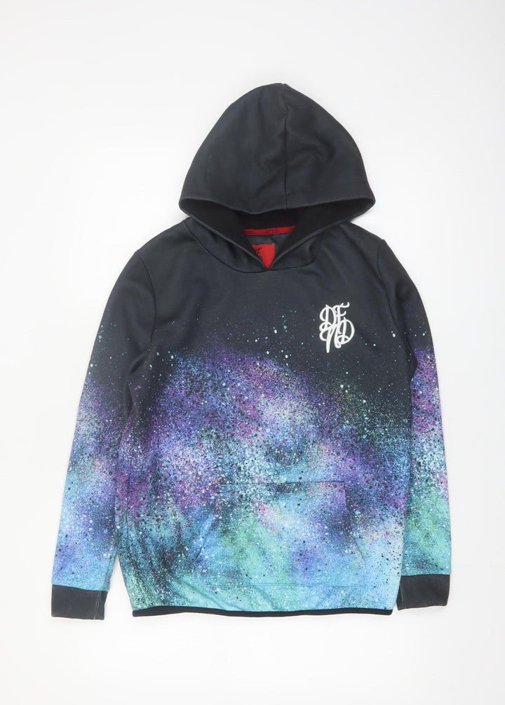 DFND Boys Multicoloured Galaxy Pullover Hoodie Size 15-16 Years