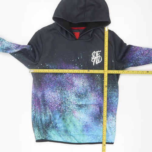 DFND Boys Multicoloured Galaxy Pullover Hoodie Size 15-16 Years