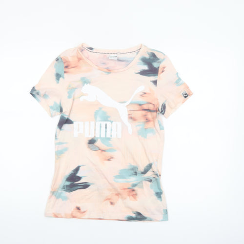 Puma Women's Multicoloured XL Basic Cotton Stretch T-Shirt