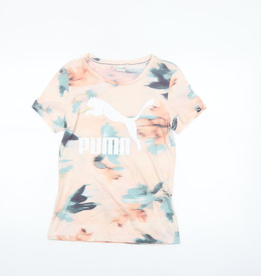 Puma Women's Multicoloured XL Basic Cotton Stretch T-Shirt