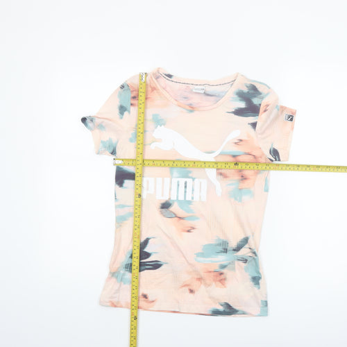 Puma Women's Multicoloured XL Basic Cotton Stretch T-Shirt