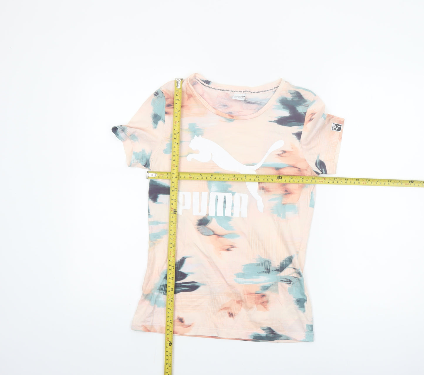 Puma Women's Multicoloured XL Basic Cotton Stretch T-Shirt