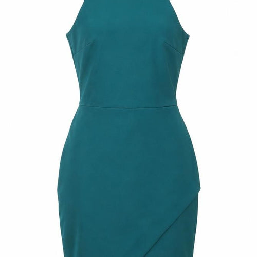 Zara Trafaluc Women Green Bodycon Sleeveless Mini Dress Size S