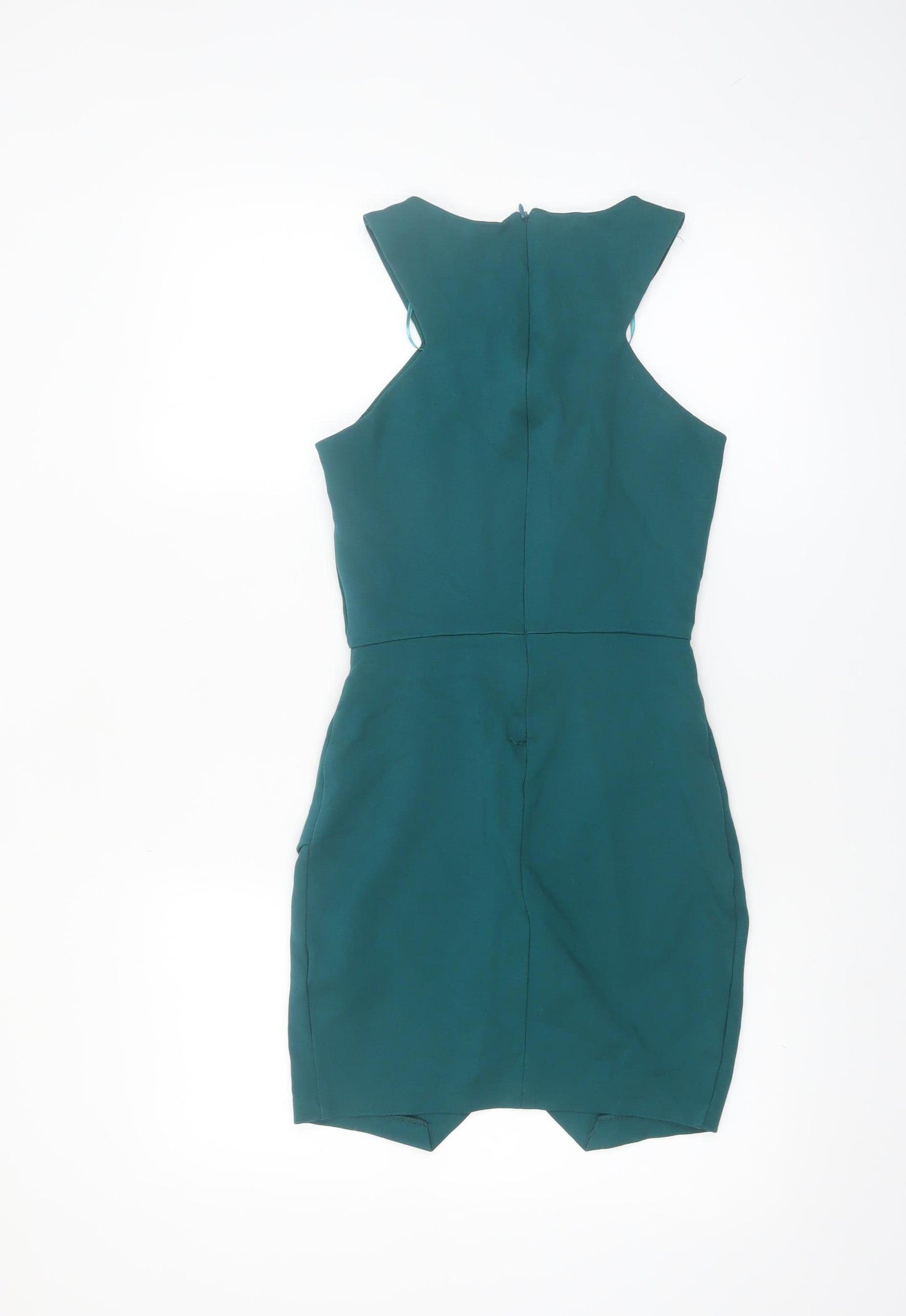 Zara Trafaluc Women Green Bodycon Sleeveless Mini Dress Size S