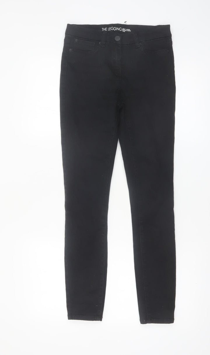 Next Women's Black Slim Jegging Jeans Size 8R Cotton Blend