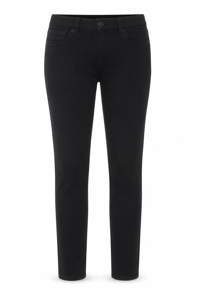 Front view of Next Women's Black Slim Jegging Jeans, size 8R, Cotton Blend