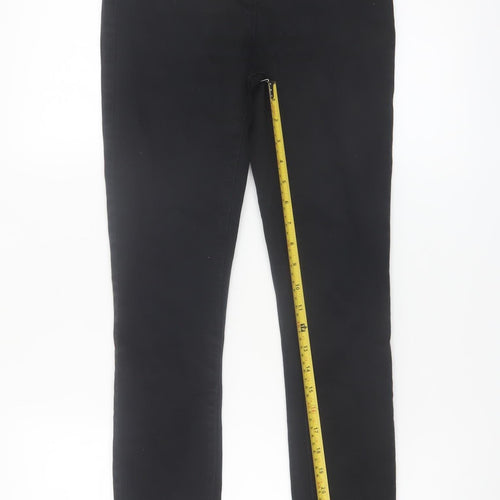 Next Women's Black Slim Jegging Jeans Size 8R Cotton Blend