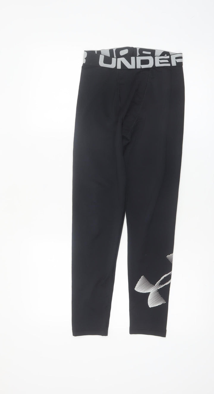 Under Armour Boys Black YLG ColdGear Compression Leggings