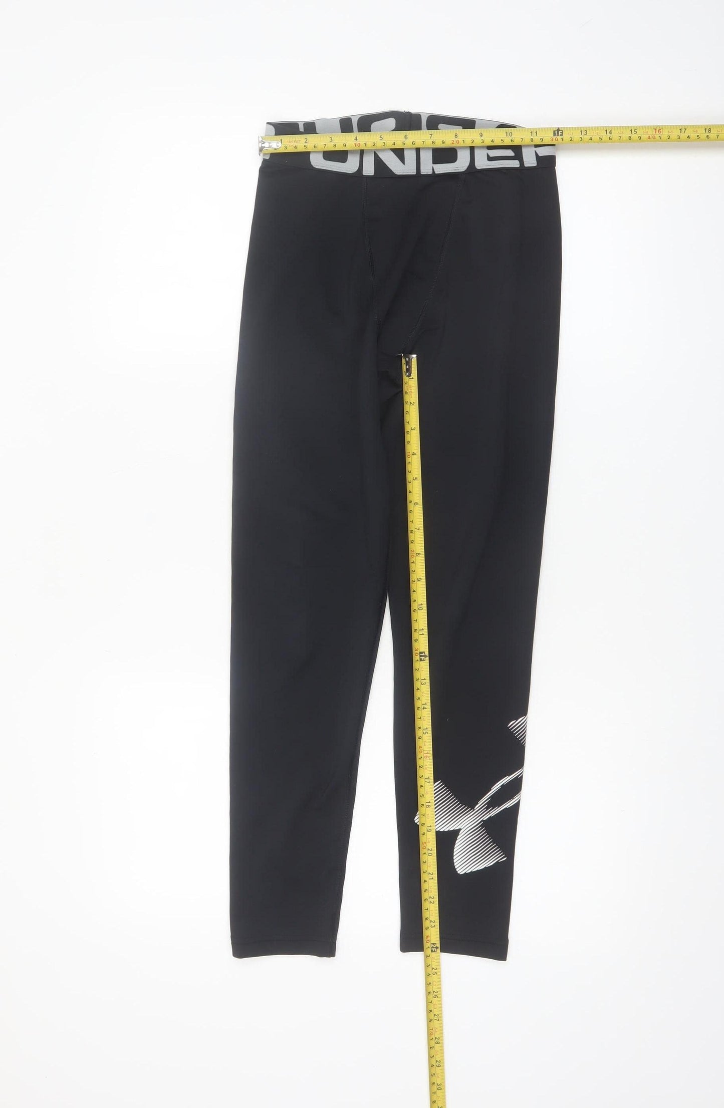 Under Armour Boys Black YLG ColdGear Compression Leggings