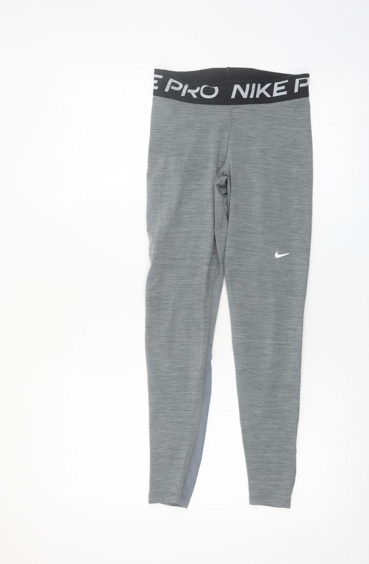 Nike Pro Grey Womens S Dri-FIT Training Leggings