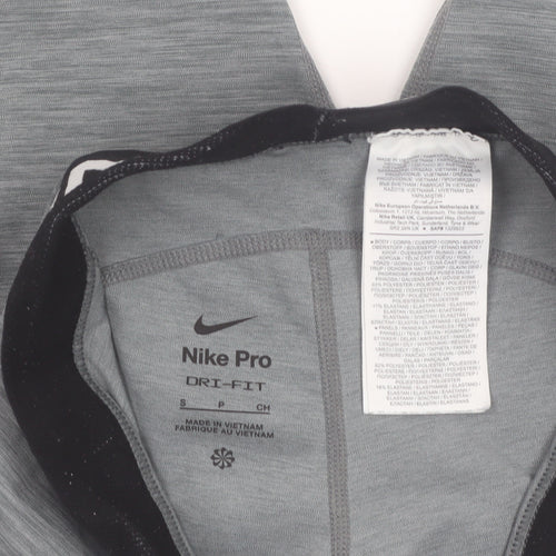 Nike Pro Grey Womens S Dri-FIT Training Leggings