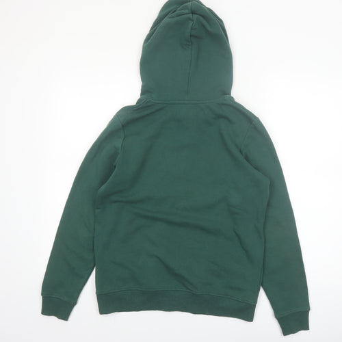 Jack & Jones Boys Green Pullover Hoodie Size 164 Cotton Blend