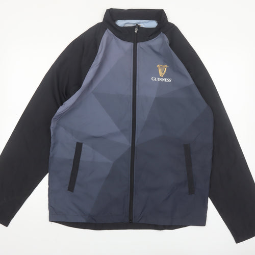 Guinness Men's Blue M Windbreaker Lightweight Jacket