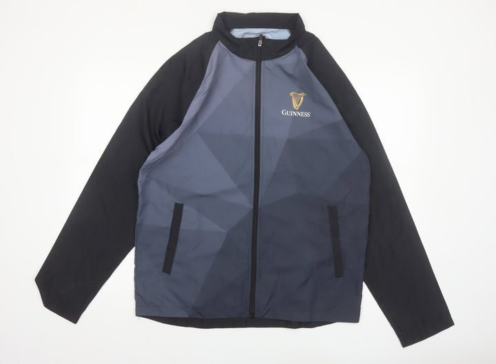 Guinness Men's Blue M Windbreaker Lightweight Jacket