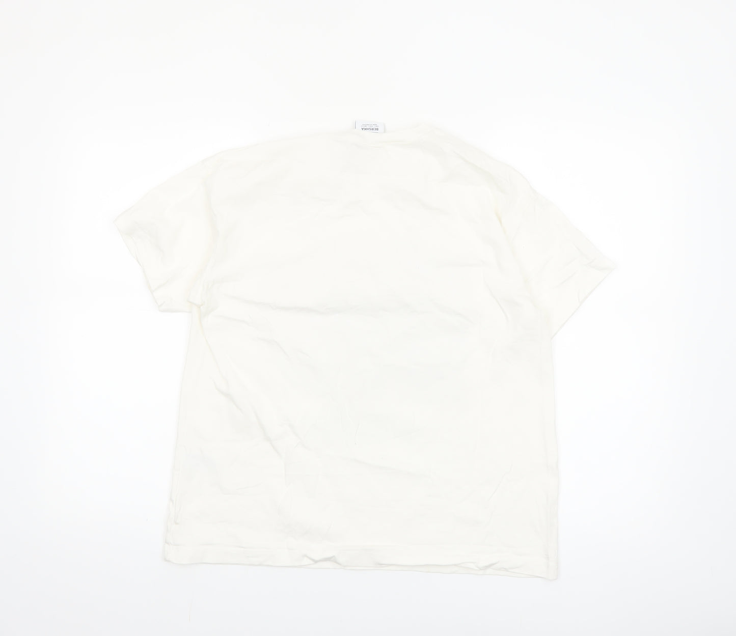 Bershka Women Ivory Gilmore Girls T-Shirt Size M Short Sleeve Cotton