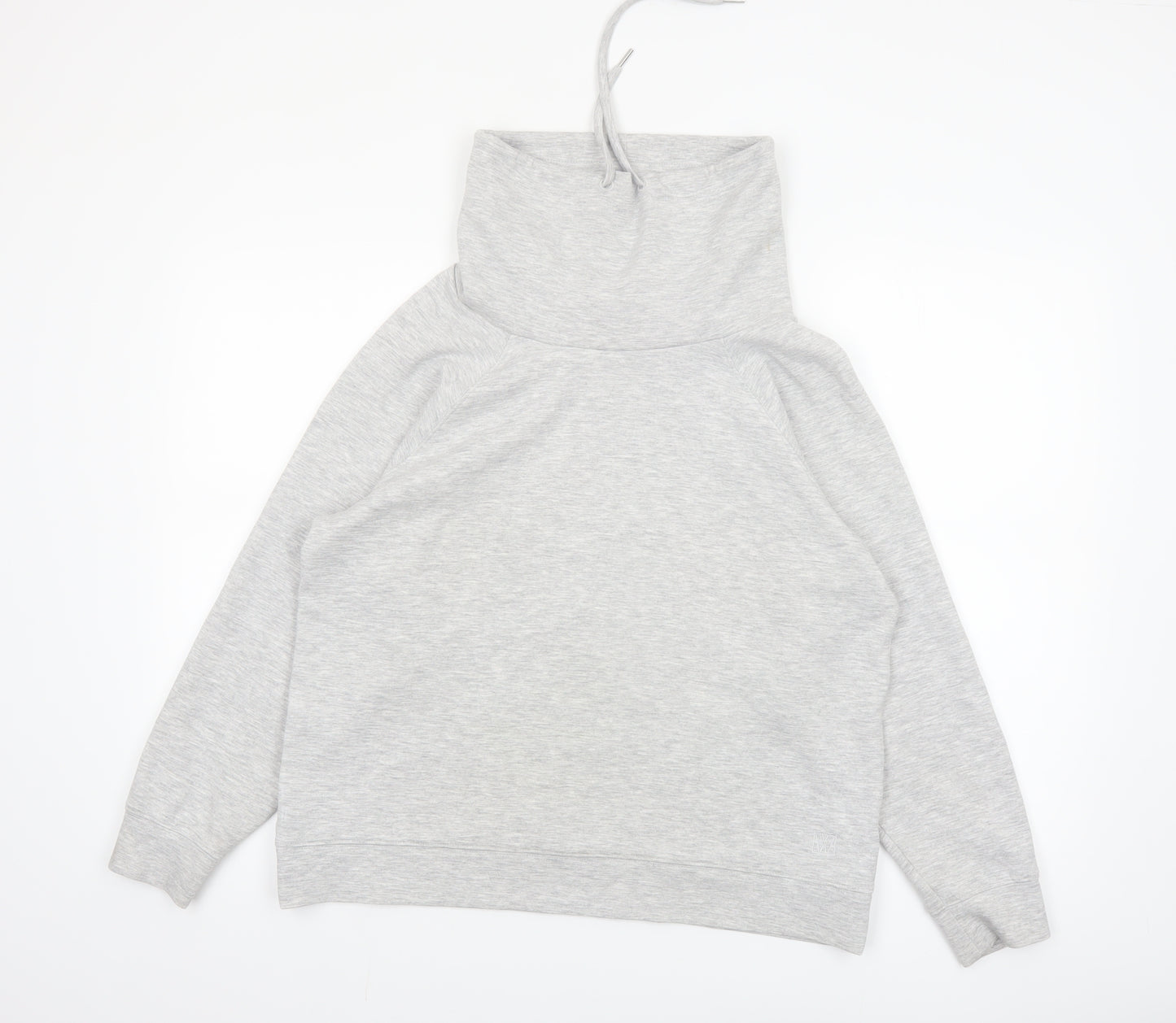 InWear Women Grey Long Sleeve Cowl Neck Pullover Sweatshirt M