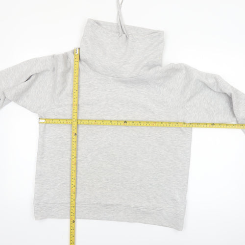 InWear Women Grey Long Sleeve Cowl Neck Pullover Sweatshirt M