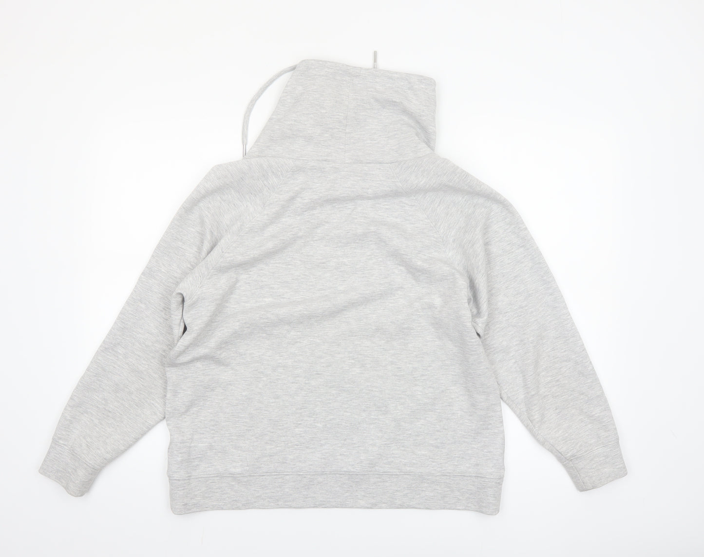 InWear Women Grey Long Sleeve Cowl Neck Pullover Sweatshirt M