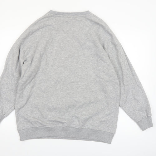 Disney Women Grey Mickey Mouse Graphic Sweatshirt XS