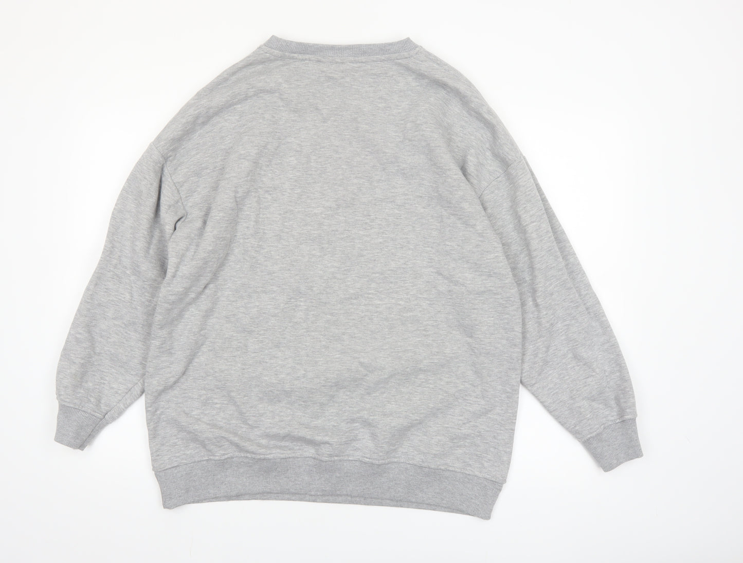 Disney Women Grey Mickey Mouse Graphic Sweatshirt XS