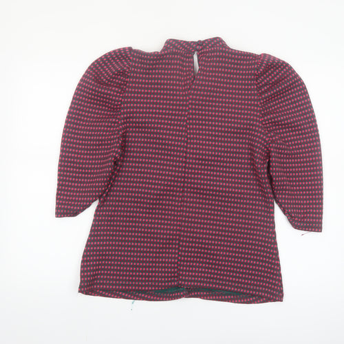Savida Women's Multicoloured Check Tunic Blouse Size 16