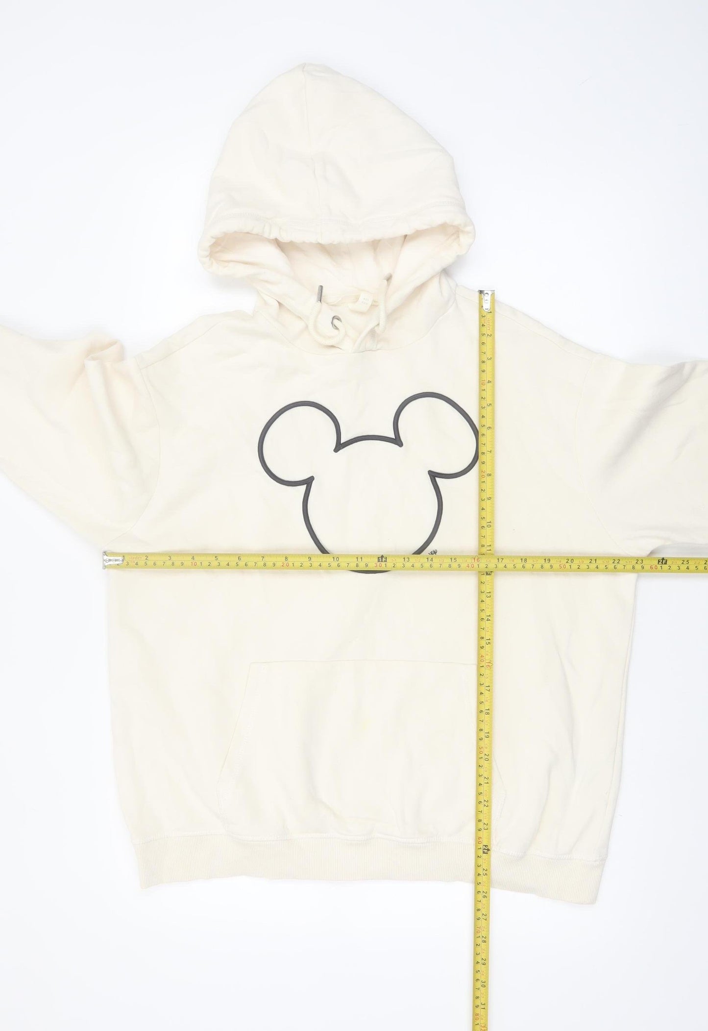 H&M x Disney Women’s Beige Hooded Pullover Sweatshirt Size M