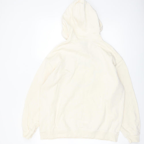 H&M x Disney Women’s Beige Hooded Pullover Sweatshirt Size M