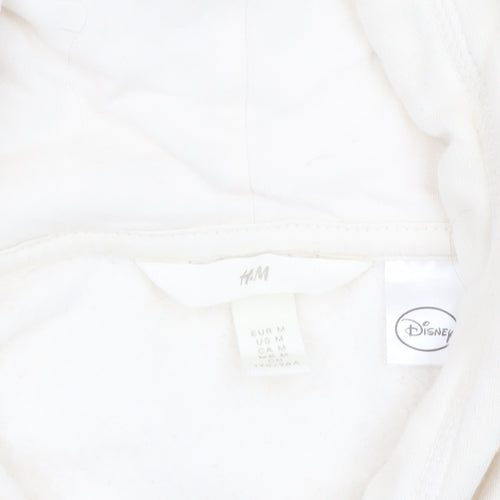 H&M x Disney Women’s Beige Hooded Pullover Sweatshirt Size M