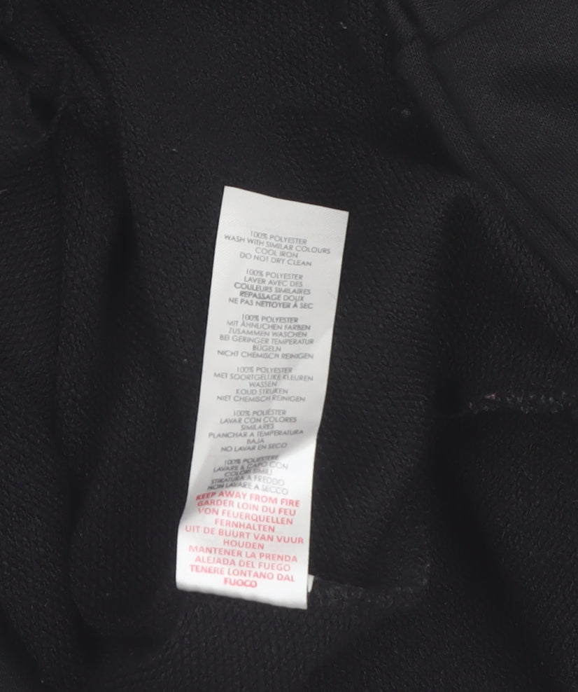 Boohoo Women Black Size 8 Pullover Hoodie Long Sleeve Polyester