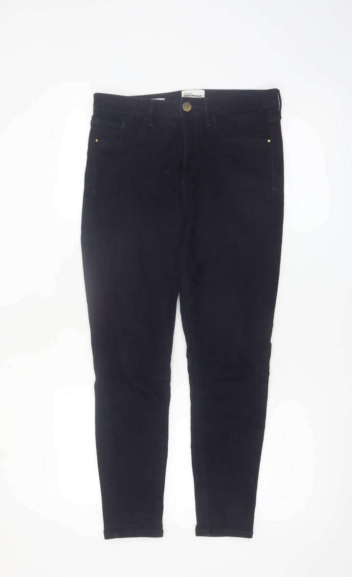 River Island Women's Blue Skinny Denim Jeans Size 12