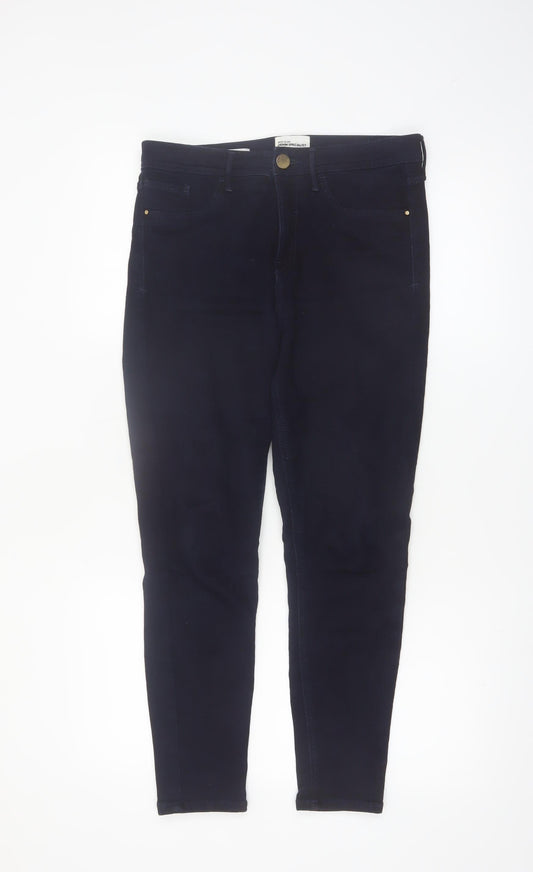 River Island Women's Blue Skinny Denim Jeans Size 12