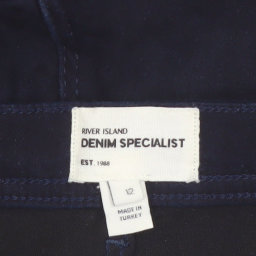 River Island Women's Blue Skinny Denim Jeans Size 12