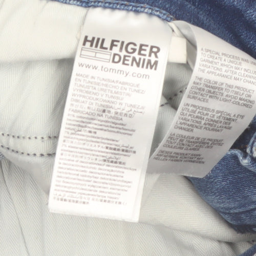 Tommy Hilfiger Men's Blue 36x30 Straight Fit Denim Jeans